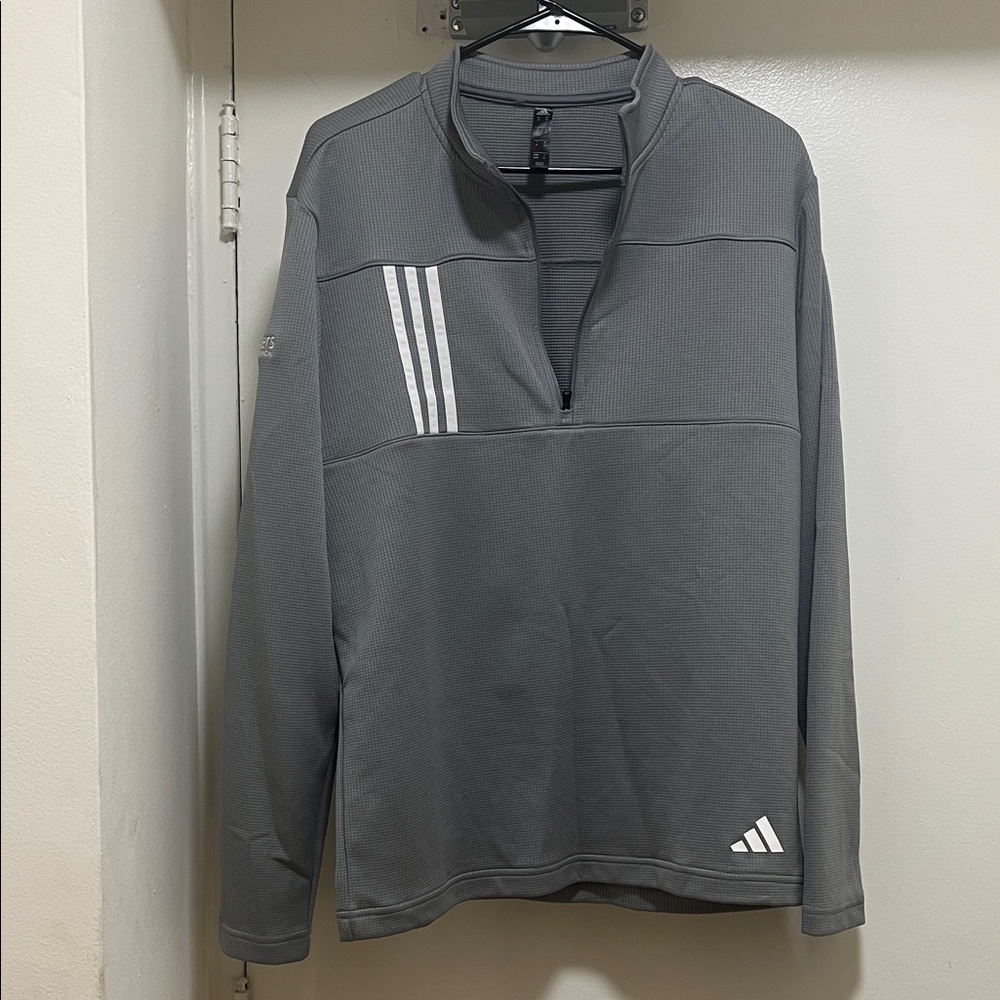 Adidas Charcoal Half-Zip Sweatshirt